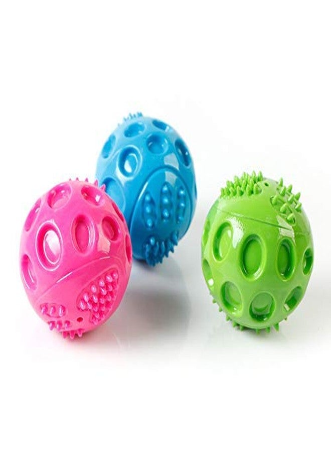 Pet Guard (Made in India) Musical Rubber Squeeze Ball with Spikes for Dogs(Set of 3) - Image 5